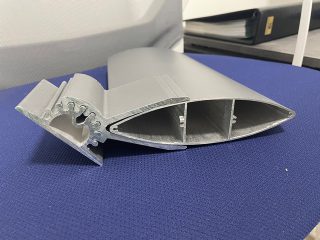 vertical louver facade